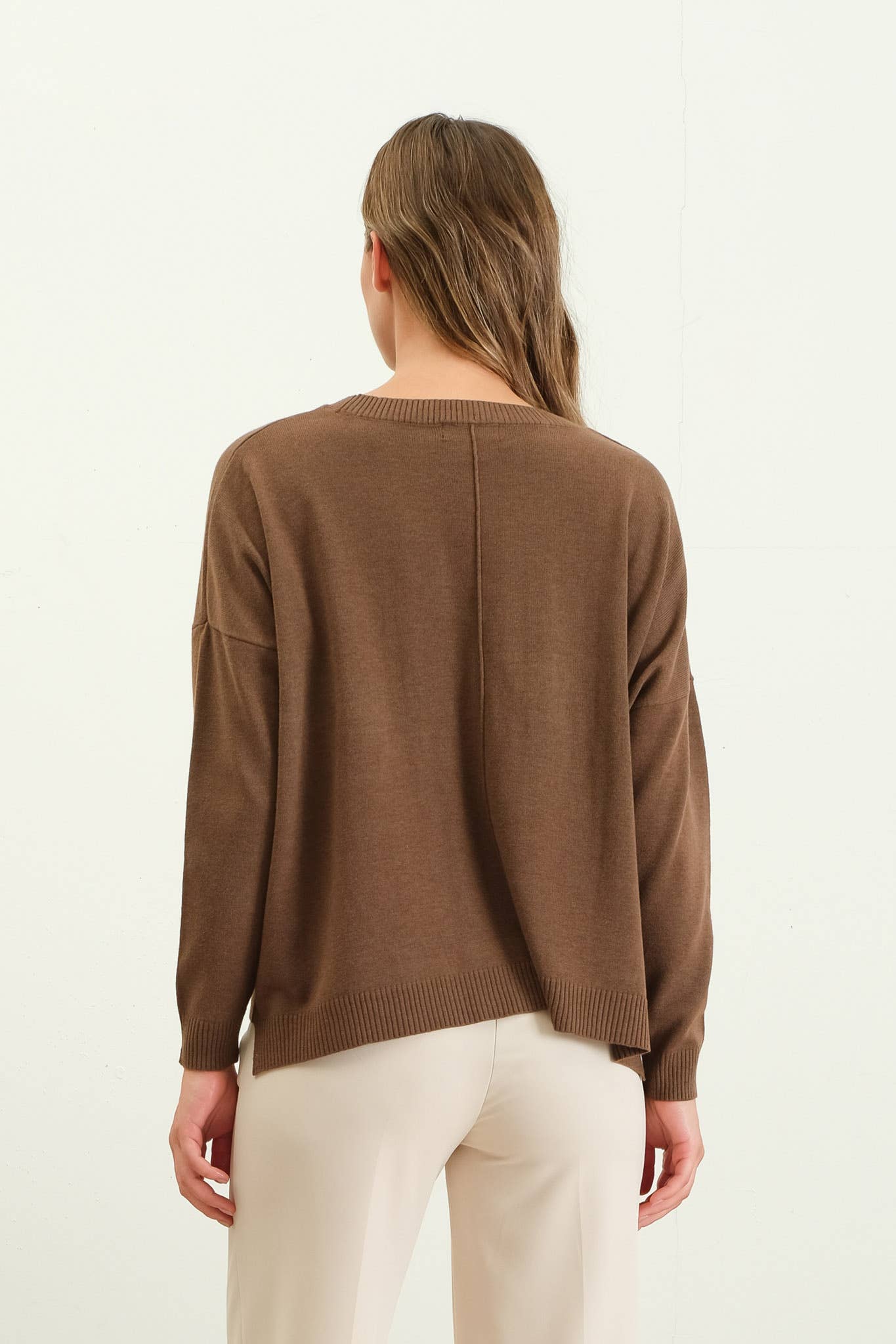 Everyday Sweater - Tan & Mocha