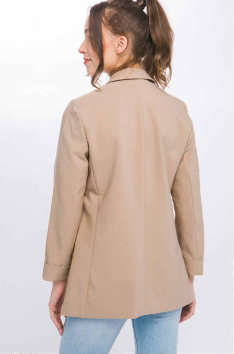 Tan Blazer Jacket