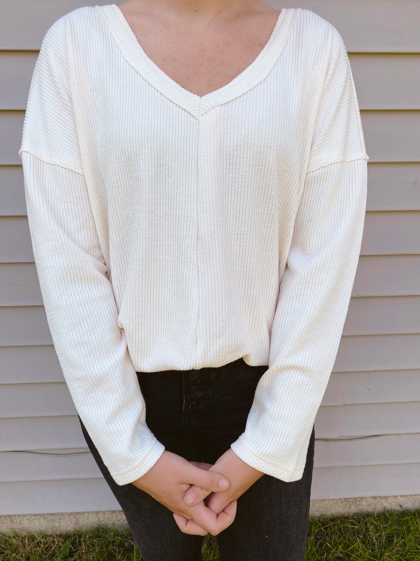 Ivory Bliss Long Sleeve Top