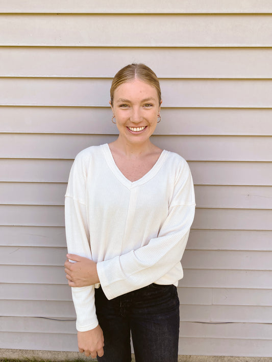 Ivory Bliss Long Sleeve Top