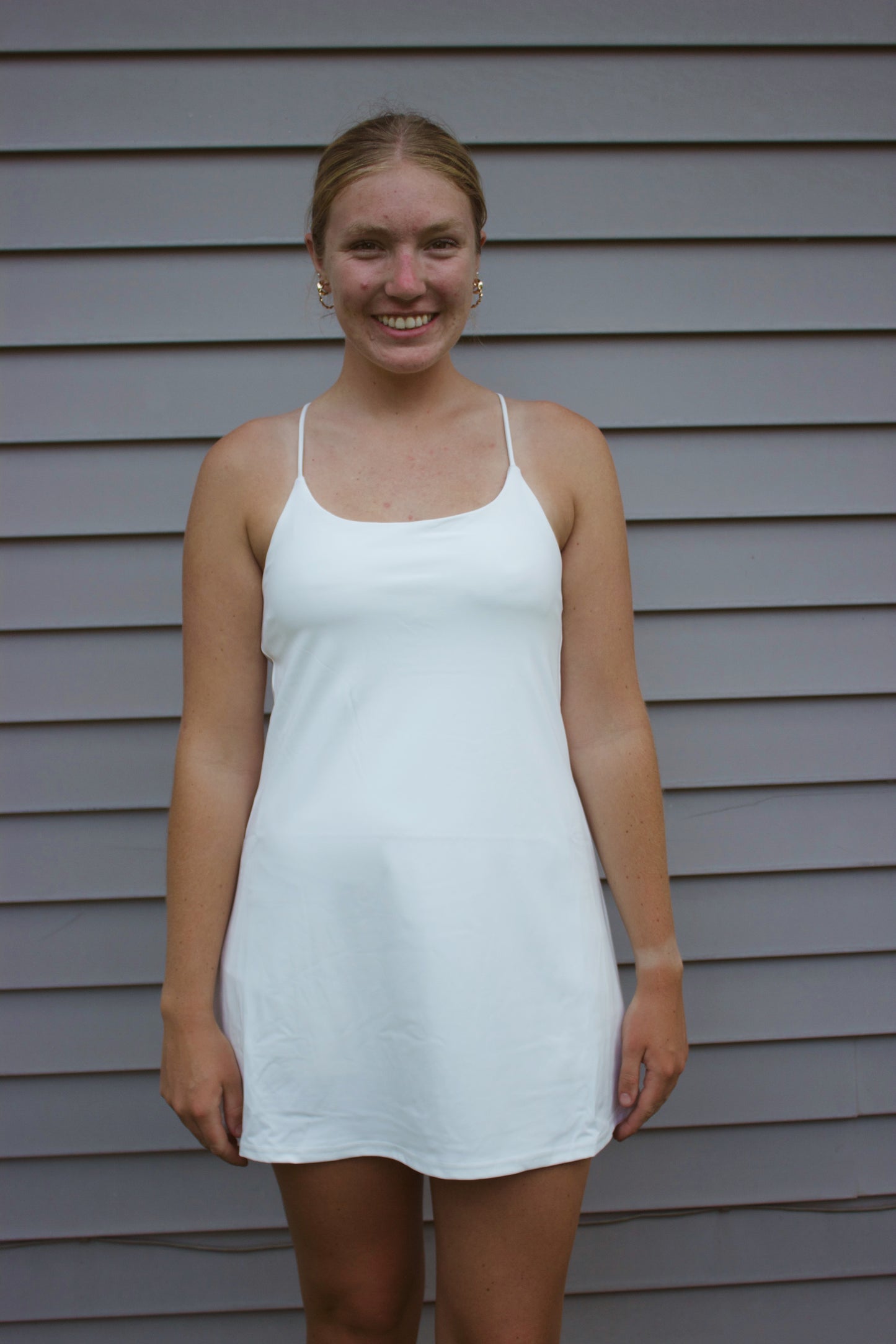 White Active Tennis Dress